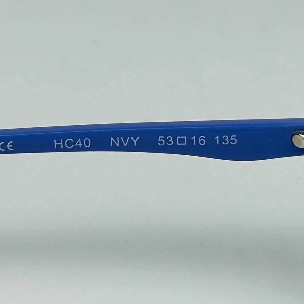 Hard Candy HC40 Women's Eyeglasses Frame Blue Plastic Full Rim 53-16-135 mm